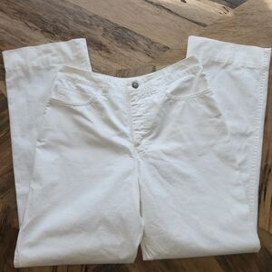 Vintage Liz Claiborne White Straight Leg High Rise Jeans